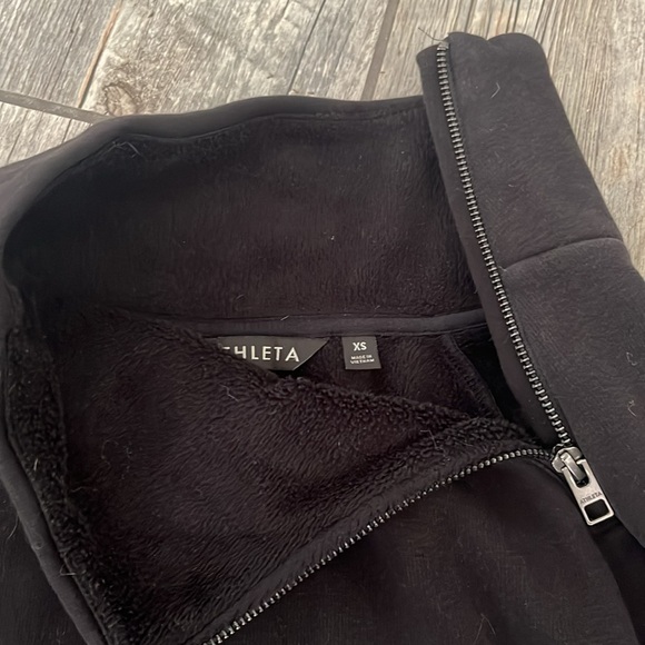 Athleta Cozy Karma Asym Sweatshirt Dress - Picture 2 of 2